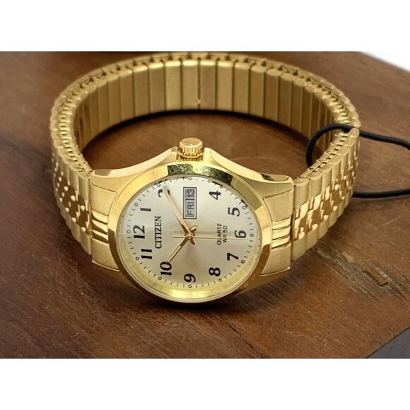 Citizen Women's Watch EQ2002-91P Quartz Gold Dial Petite 26mm Expansion … - Picture 7 of 13